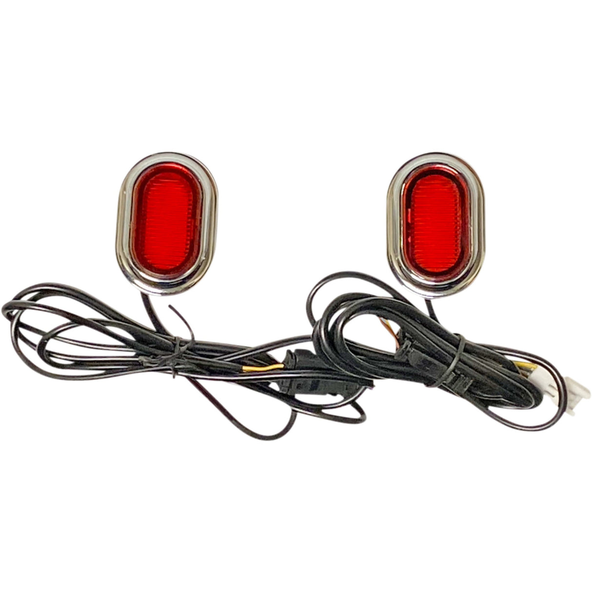 CUSTOM DYNAMICS 2040-2745 CD-PLUG-RC PLUGZ™ Antenna Grommet Lights - Red Lens - Chrome