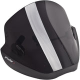 Puig HI-Tech Parts Trend Windshield ER5 Dark Smoke - 5022F For Harley Softail Low Rider 2018-2020 | Ducati Motorcycles 2007-2024