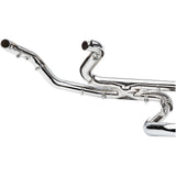COBRA 1802-0360 6255 Pro Chamber Headpipes - Chrome