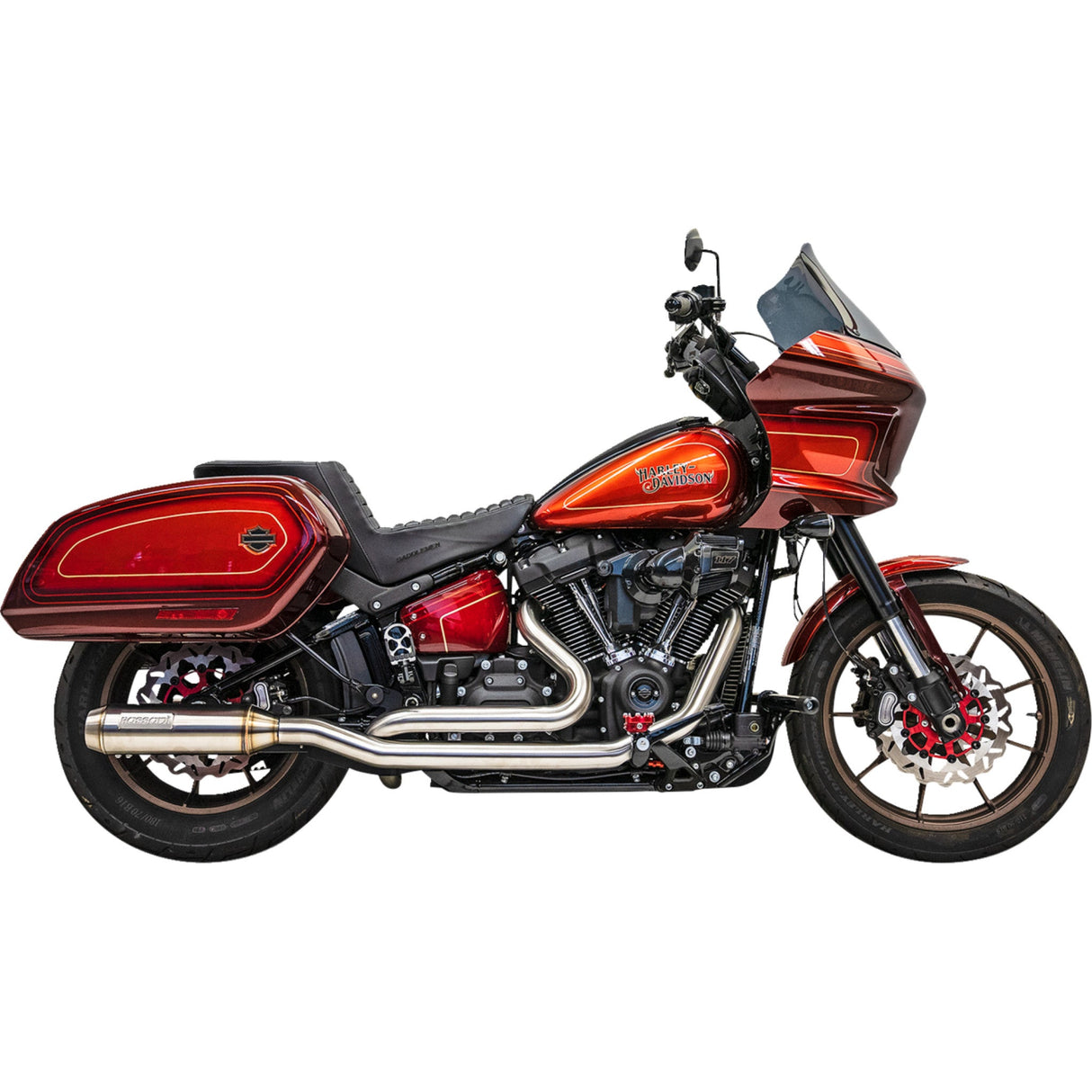 Bassani Xhaust 2-Into-2 Exhaust System - 1S97SS For Harley Softail 2018-2024
