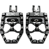 BURLY BRAND 1620-2637 B13-1016B MX Evolution Pegs - Black - Softail