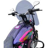 Klock Werks Billboard Flare® Windshield 17-1/2" Dark Smoke - KWW-02-0602 For Harley Softail 2018-2025