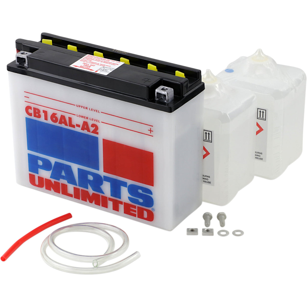 Parts Unlimited Heavy-Duty 12v Battery Kit YB16AL-A2 For Ducati Motorcycles 1988-2008 | Yamaha Virago / 750 Virago / 1200 Max 1981-2007