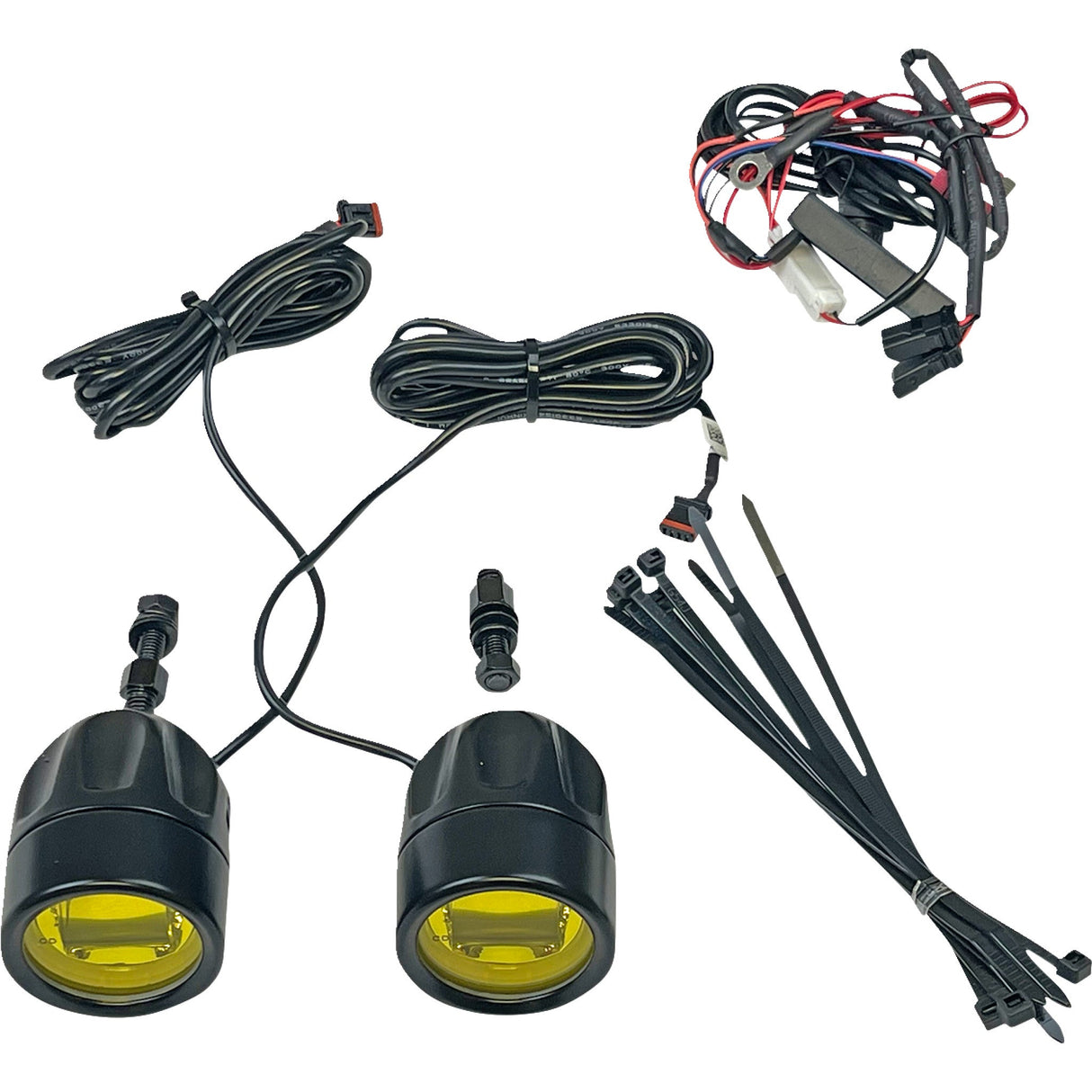 CUSTOM DYNAMICS 2001-2584 PB-FOG-UNV-YB ProBEAM® LED Halo Fog Lights Fog Light - Black - Yellow Lens - Universal