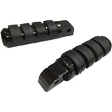 DRAG SPECIALTIES Foot Pegs Soft Ride - Large FL/FX