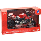 NEW RAY TOYS 7001-0087 58273 Mini Ducati Streetfighter V4 Bike Ducati Streetfighter V4 - 1:12 Scale - Black/Red