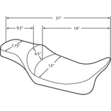 Drag Specialties Predator Seat For Harley Touring 2008-2024