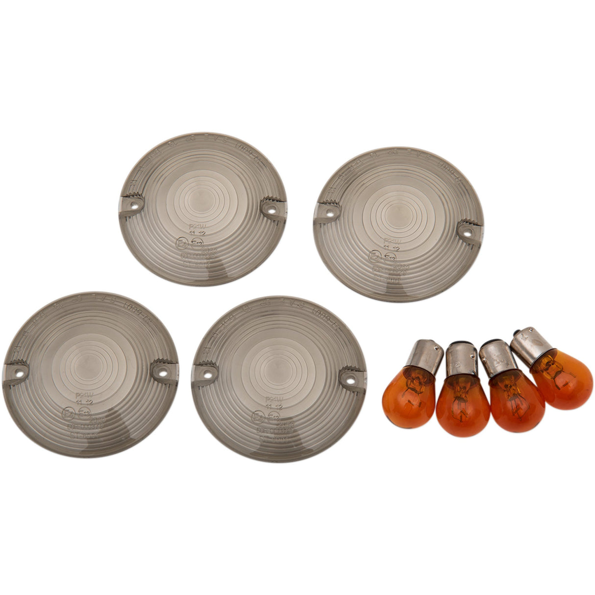 Drag Specialties Smoked Turn Signal Lens Kits For Harley Touring 1999-2022