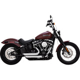 VANCE & HINES 1800-2596 17333 Shortshots Staggered Exhaust System - Chrome