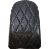 LePera Bare Bones Series Pillion Pad — Diamond Stitch Diamond Black Flfb S - LYO-007PDM For Harley Softail 2018-2023