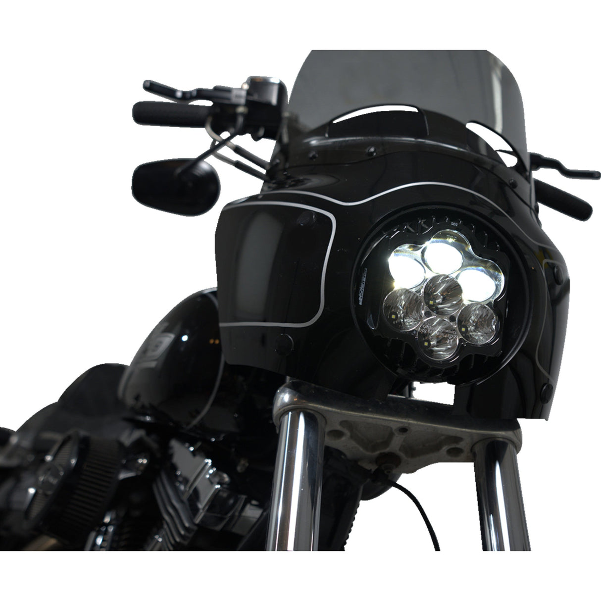 CUSTOM DYNAMICS 2001-2932 SD2-MSRW-W Shark Demon® LED Headlight Kit - for Road Warrior Fairing