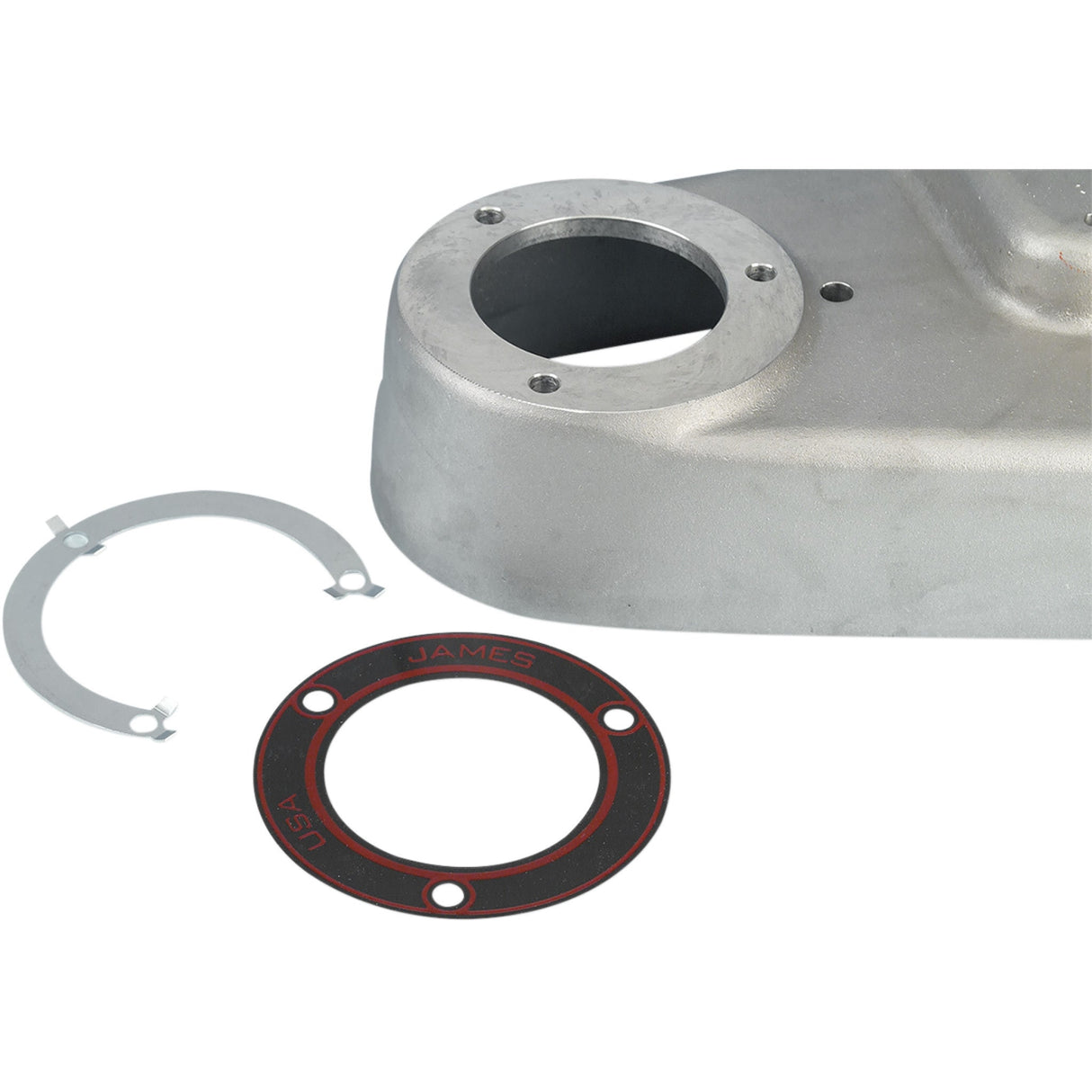 James Gasket Inner Primary to Crankcase Gasket Kit Rubber Covered Metal With Lock Ring Big Twin - JGI-60629-65 For Harley Electra Glide 1965-1969