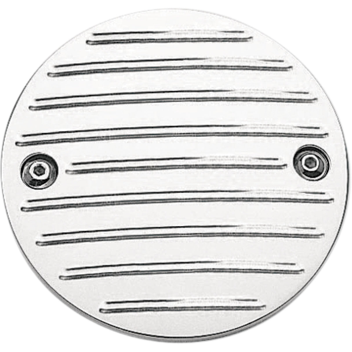 PRO-ONE Perf.mfg. Millennium Points Cover Ball Milled Chrome - 202110 For Harley 1970-1994