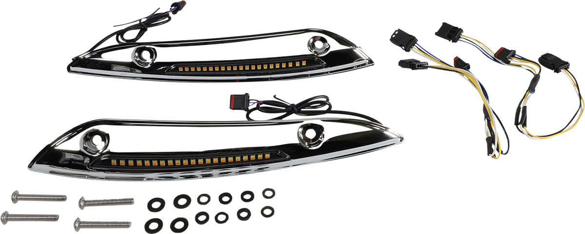 Genesis® 4 Dynamic LED Road Glide® Windshield Trim