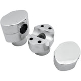 LA CHOPPERS 0602-0551 LA-7410-03 Springer Handlebar Riser Kit - Risers - Paughco Springer - Chrome