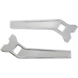 LA CHOPPERS 0602-1412 LA-7471-10C Performance Risers - Pullback - 10" - Chrome