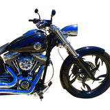Headwinds Headlight Housing 5-3/4" Vampire Concours Rocket Chrome - 1-5900VCA For Harley 1980-2017