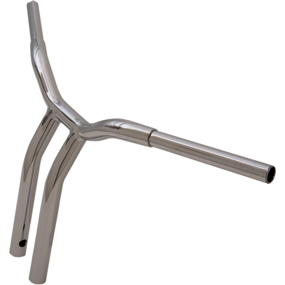 LA CHOPPERS 0601-4942 LA-7338-14 Kage Fighter Welded Bent-Riser Handlebar - One Piece - Bent - 14" - Chrome