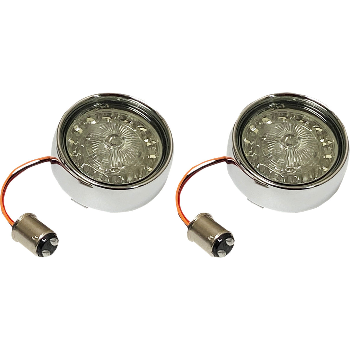 CUSTOM DYNAMICS 2020-1982 PBBB-RR-1157CS Turn Signal Insert - Red/Smoke