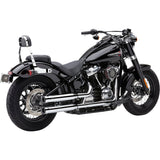 Cobra RPT Slip-On Mufflers 3" Chrome M8 Softail - 6057 For Harley Softail 2018-2024
