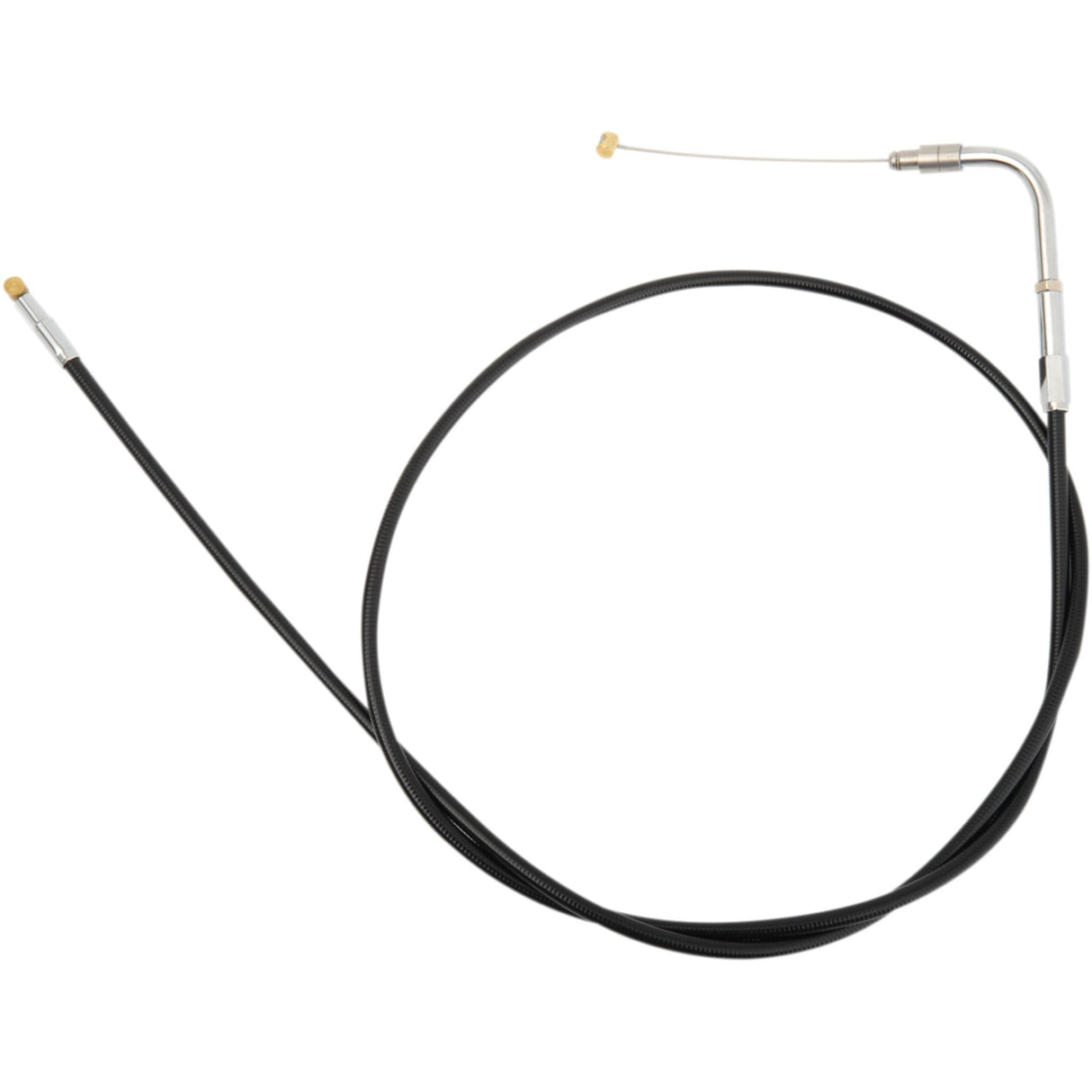 S&S Cycle Black Vinyl Throttle Idle Cable 42" Black - 19-0440 For Harley Motorcycles 1996-2006