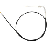 S&S Cycle Black Vinyl Throttle Idle Cable 42" Black - 19-0440 For Harley Motorcycles 1996-2006