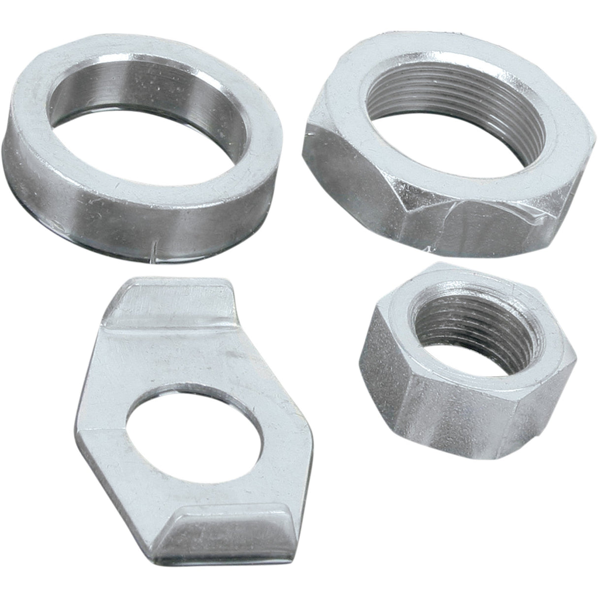 Colony Axle Nut Kits Rear Axle Hex Cadmium Plated - 8161-4 For Harley Motorcycles 1936-1972