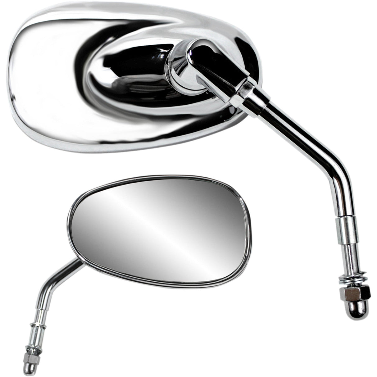 PARTS UNLIMITED 0640-0950 Billet Chrome Mirror