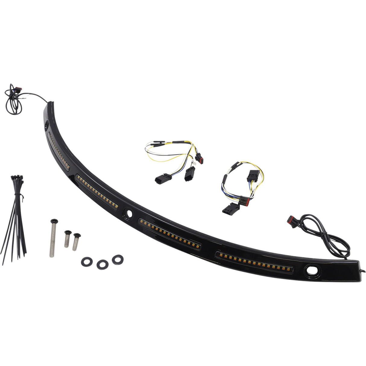 CUSTOM DYNAMICS 2040-2822 CD-WT2-SEQ-14-B Genesis® 4 Dynamic LED Batwing Windshield Trim - Sequential Turn Signals - Black