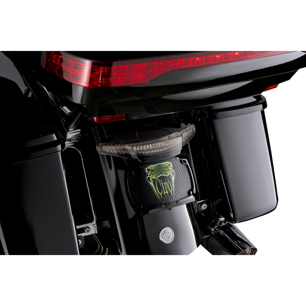 Ciro Taillight License Plate Holder - 40454 For Harley Touring 2011-2024
