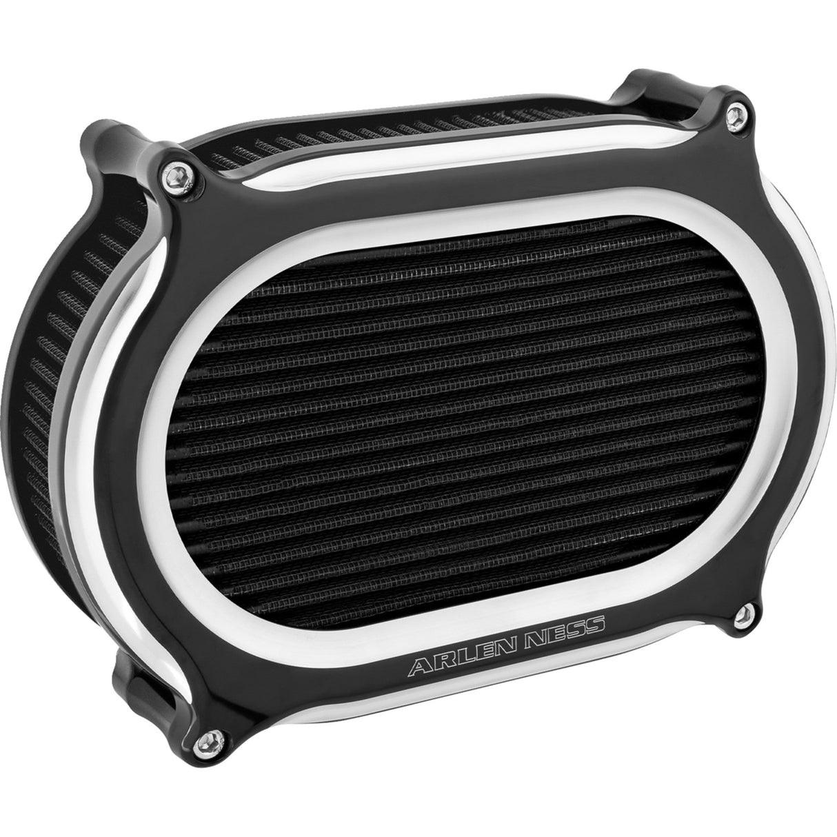 Arlen Ness Oval Stage II Air Cleaner - 600-171 For Harley Motorcycles 2008-2017