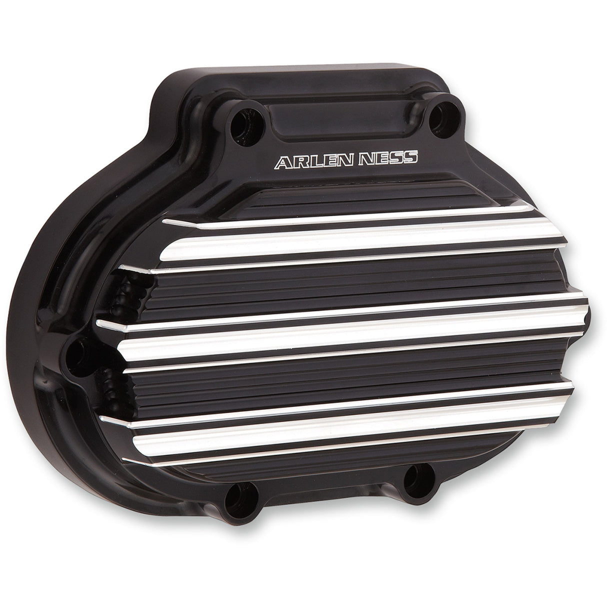 Arlen Ness 10-Gauge Transmission Side Cover Black Machined - 03-813 For Harley Motorcycles 2006-2026
