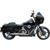 S&S Cycle 2-Into-1 Qualifier Exhaust System 50-State Silver - 550-1108 For Harley Touring 2017-2026