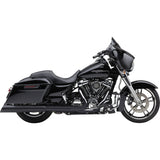 Cobra Gen 2 NH Series Upper Cut Mufflers Black - 6289RB For Harley Touring 2017-2022