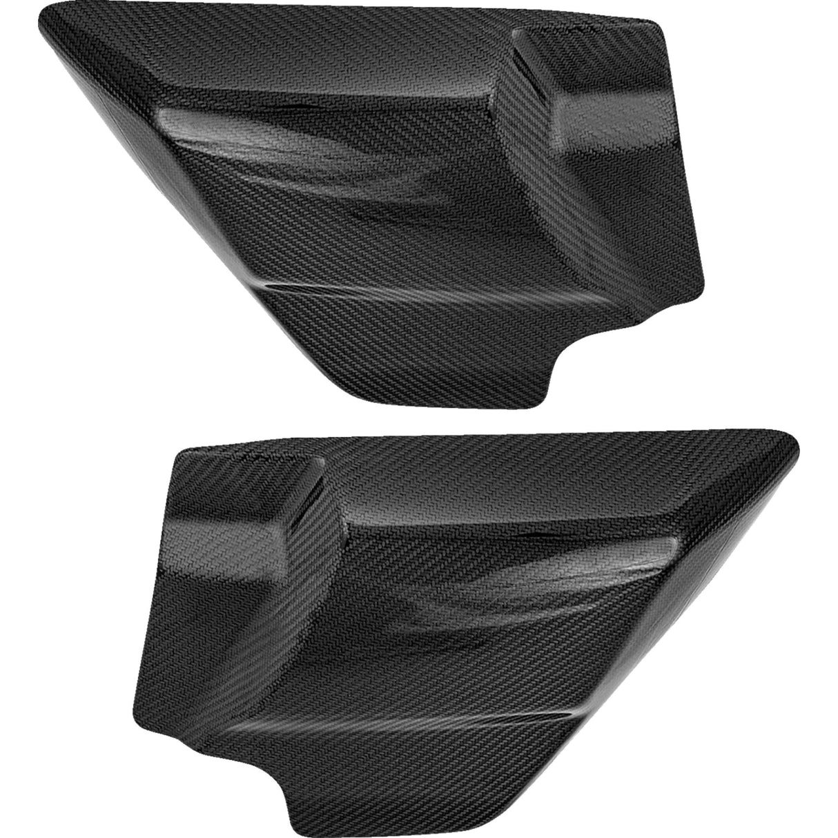 Saddlemen Side Cover Carbon Fiber Gloss - CF-809-07-006 For Harley Touring 2009-2025