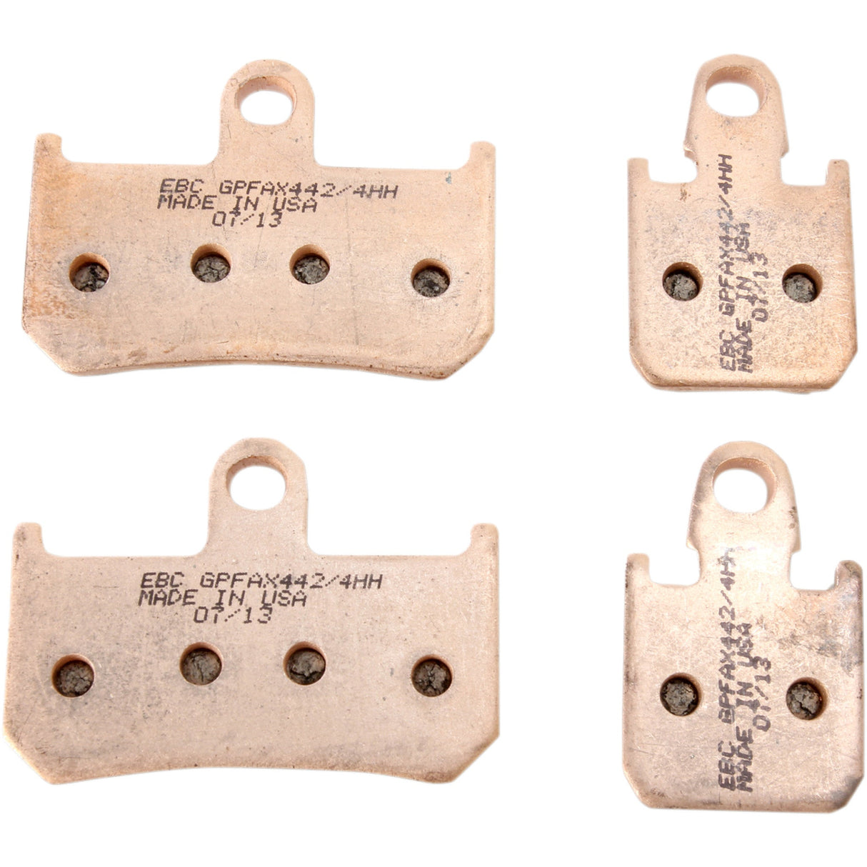 EBC 1721-1809 GPFAX442/4HH Sintered Road Race "GPFAX" Brake Pads Sintered Road Race Brake Pads
