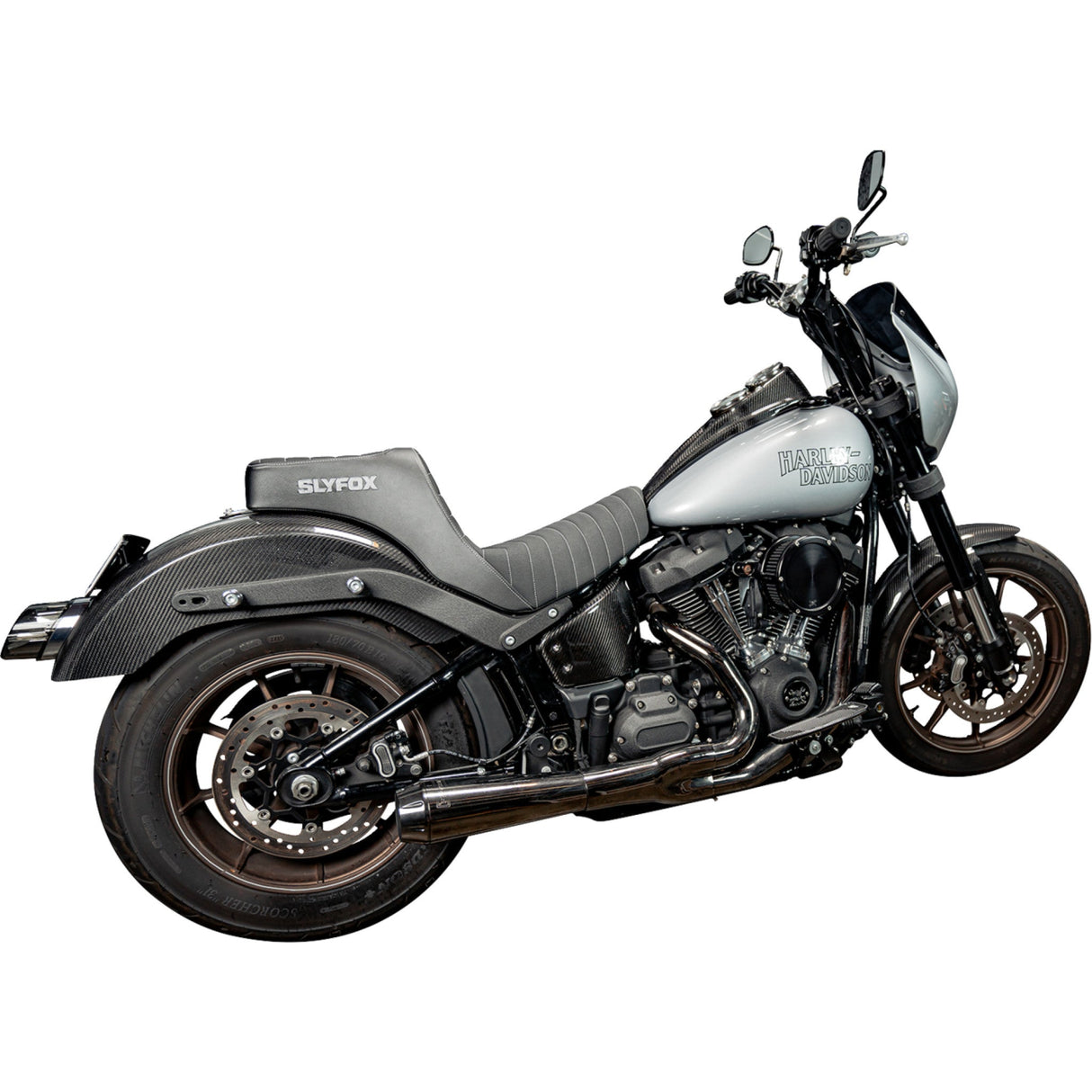 Slyfox Highnoon Seat - 4701B-slyfox For Harley Softail 2018-2024