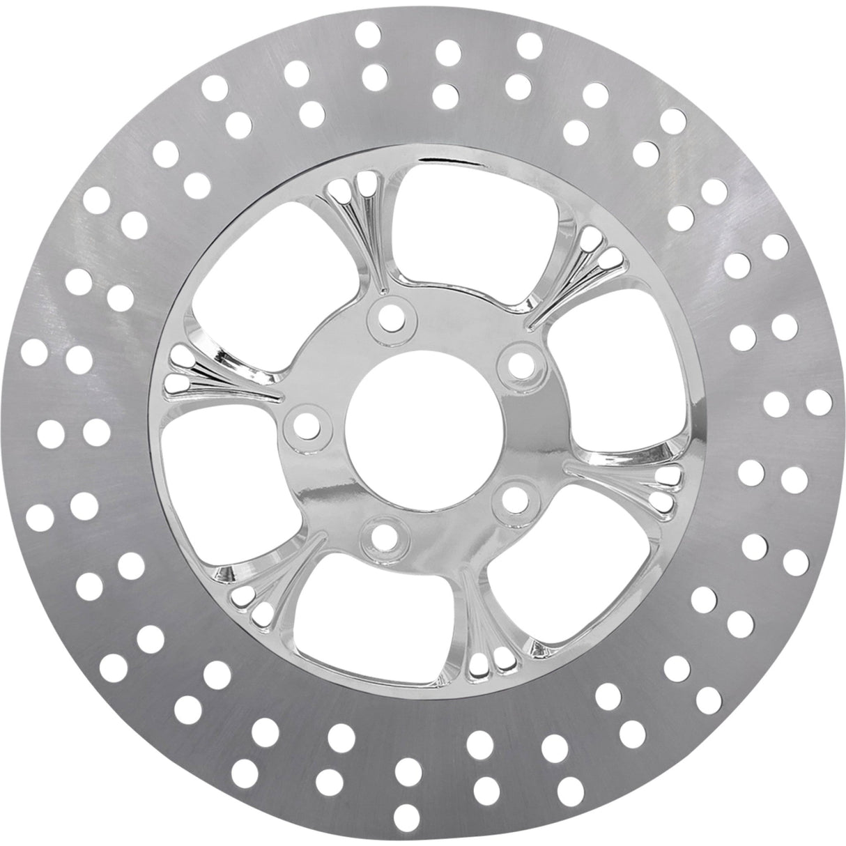 RC Components Floating Brake Rotor Front Left Majestic 320 Mm Chrome - ZSSCOG320A-102C-LF2K For Harley Touring 2024-2026