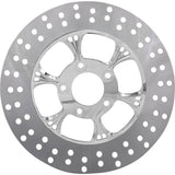 RC Components Floating Brake Rotor Front Left Majestic 320 Mm Chrome - ZSSCOG320A-102C-LF2K For Harley Touring 2024-2026