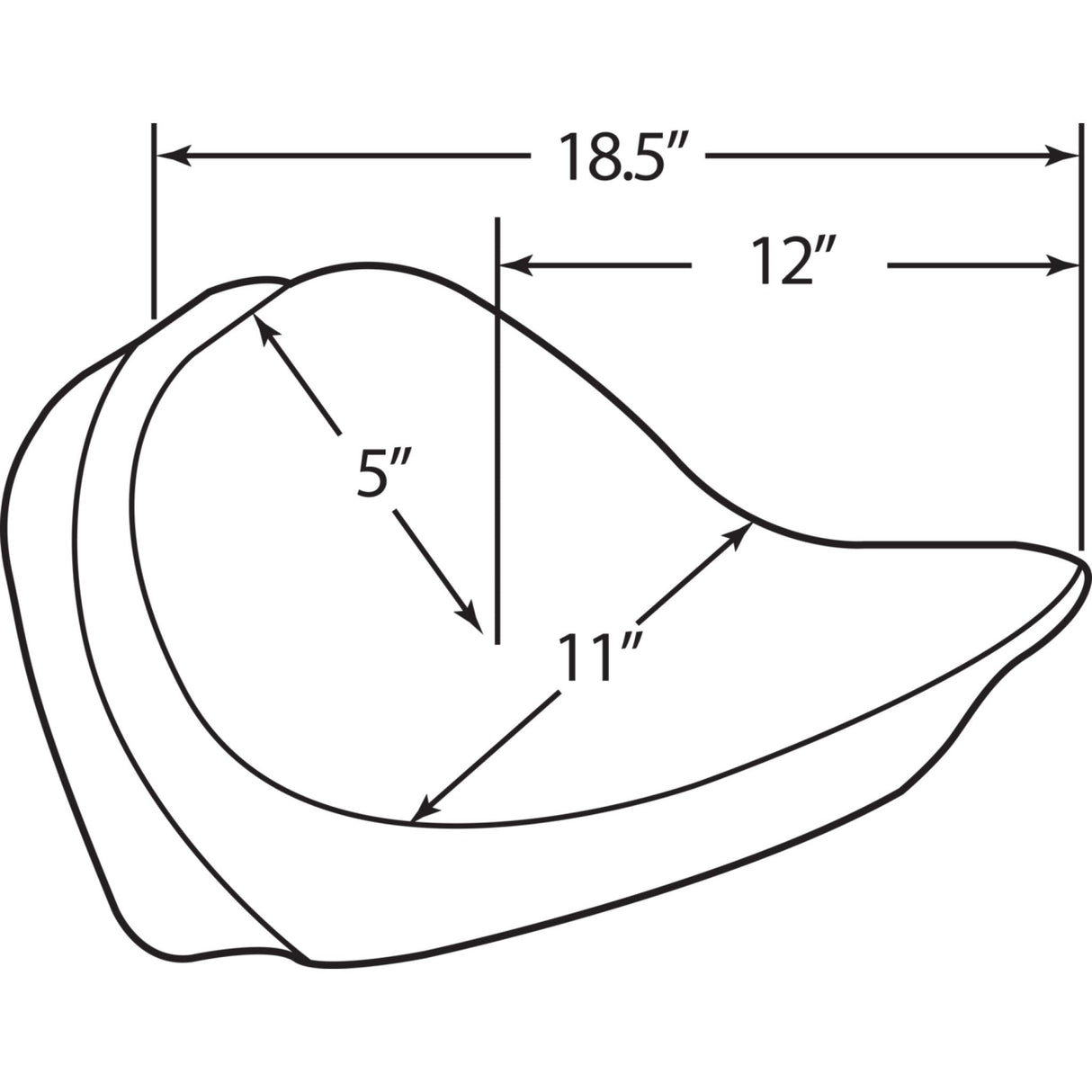 Drag Specialties Seat For Harley Softail 1984-1999