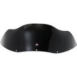Klock Werks Flare® Windshield 9" Black - KWW-02-0604 For Harley Sport Glide 1983-1993