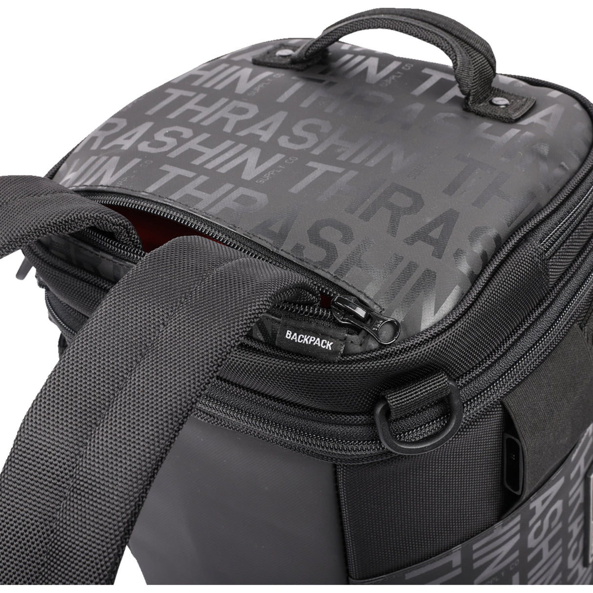 THRASHIN SUPPLY CO. 3515-0237 TSB-0009 Passenger Bag black