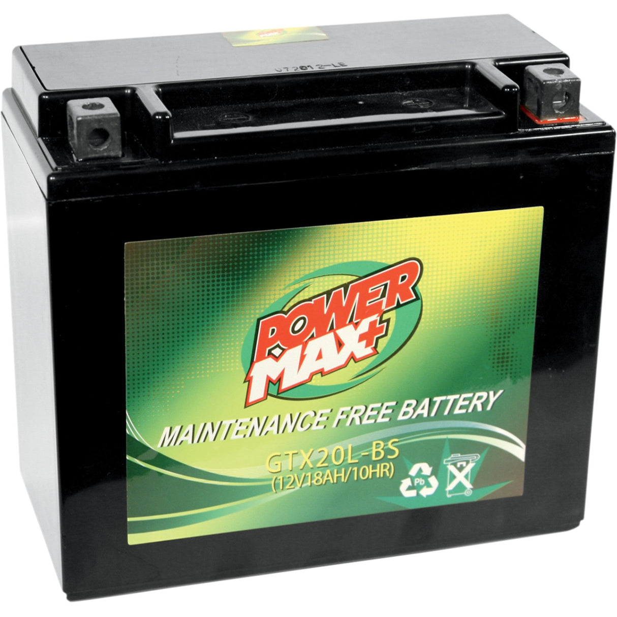 Power MAX Maintenance-Free Battery YTX20L-BS - GTX20L-BS For Harley Motorcycles 1991-2020 | Victory Motorcycles 1998-2015