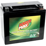 Power MAX Maintenance-Free Battery YTX20L-BS - GTX20L-BS For Harley Motorcycles 1991-2020 | Victory Motorcycles 1998-2015