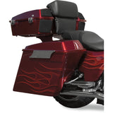Cycle Visions 4" Extended Saddlebags With Exhaust Cut-Out Left - CV7260 For Harley Touring 1993-2013