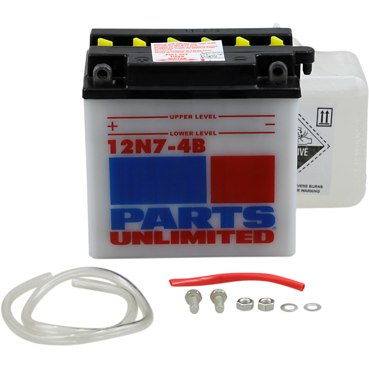PARTS UNLIMITED 2113-0147 Conventional Battery Kit Battery - 12N7-4B