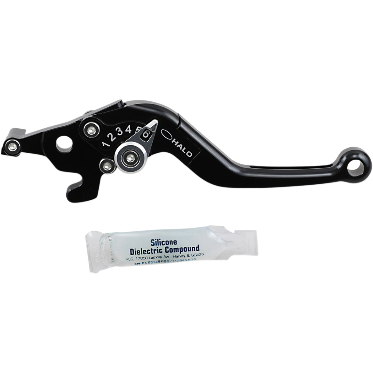 DRIVEN RACING 0614-1531 DFL-AS-325 Halo Adjustable & Folding Brake Lever Brake Lever - Halo