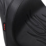 Z1R 0810-1796 Predator Seat flame stitched - raider