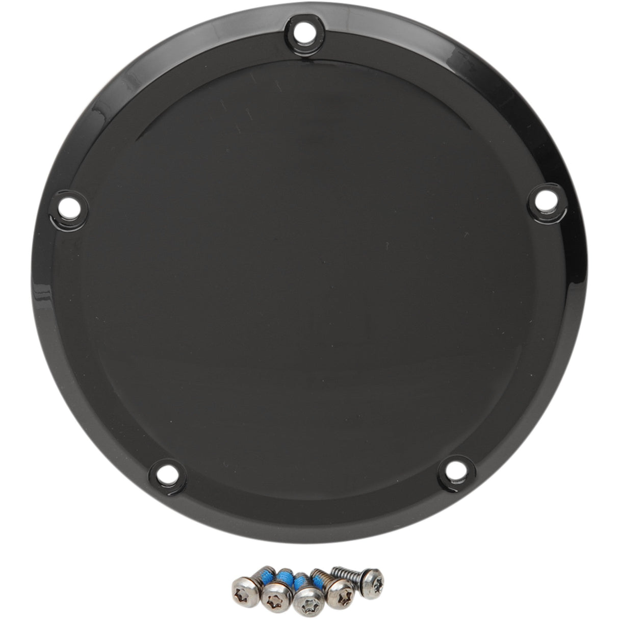 Drag Specialties Derby Cover Gloss Black 5 Hole For Harley Touring 2015-2026