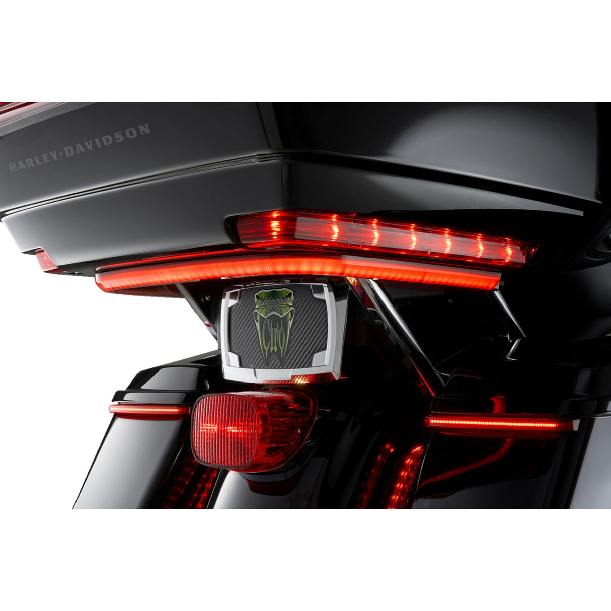 Ciro Tailo™ Tour-Pak Taillight Light Smoke Lens - 40160 For Harley Touring 2014-2025